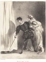 Zabójstwo Poloniusza (akt III, scena IV)