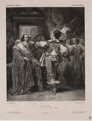 Kroniki Francji: Scena Frondy - Książę Condé, 1829.