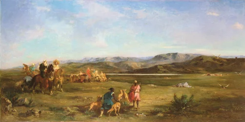 Polowanie na Gazele w Szott el-Hodna, 1856 r.