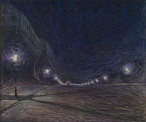 Hornsgatan nocą, 1902