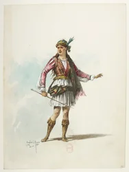Btv1b84558104 42 - Saint-Saëns - Henryk VIII - Modele kostiumów - Lacoste - 42. Kostium