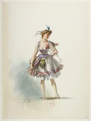 Btv1b84558104 51 - Saint-Saëns - Henryk VIII - Maquettes de costumes - Lacoste - 51. kostium