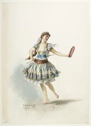 Btv1b84558104 53 - Saint-Saëns - Henryk VIII - Maquettes de costumes - Lacoste - 53. Kostium