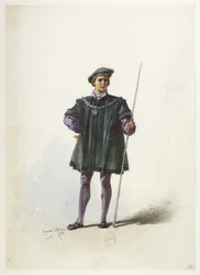 Btv1b84558104 70 - Saint-Saëns - Henryk VIII - Maquettes de costumes - Lacoste - 68th Costume