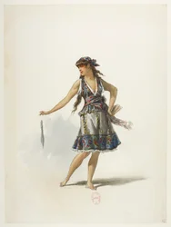 Btv1b84558104 76 - Saint-Saëns - Henryk VIII - Maquettes de costumes - Lacoste - 72. Kostium
