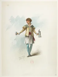 Btv1b84558104 79 - Saint-Saëns - Henryk VIII - Maquettes de costumes - Lacoste - 75. Kostium