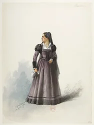 Btv1b84558104 81 - Saint-Saëns - Henryk VIII - Maquettes de costumes - Lacoste - 77. Lady Clarence