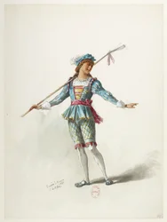 Btv1b84558104 83 - Saint-Saëns - Henryk VIII - Maquettes de costumes - Lacoste - 79th Costume