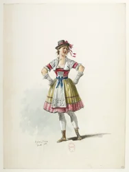 Saint-Saëns - Henryk VIII - Modele kostiumów - Lacoste - 39. Kostium