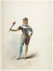 Saint-Saëns - Henryk VIII - Modele kostiumów - Lacoste - 71. Głupiec króla
