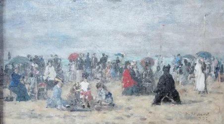 Na plaży w Trouville