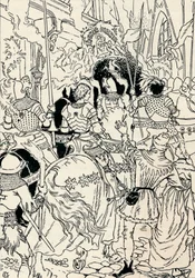 Jeanne DArc w Orleanie, c1895
