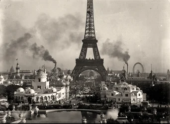 Widok na wystawę Universelle, Paryż. 1900