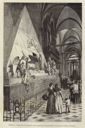Włochy – Grób Canovy, w kościele Santa Maria Gloriosa dei Frari, Wenecja