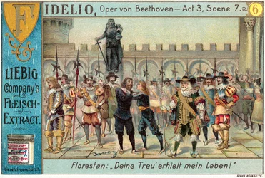 Scena z opery Beethovena Fidelio (chromolitho)