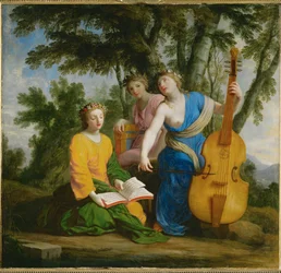 Melpomene, Erato i Polyhymnia ...