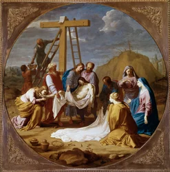 Złożenie Chrystusa (olej na płótnie, ok. 1651)