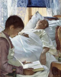 Odbicie w błękicie, 1887