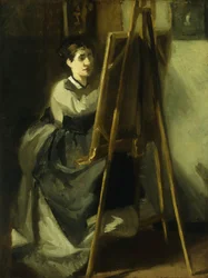 Młody uczeń; Młody uczeń, ok.1870