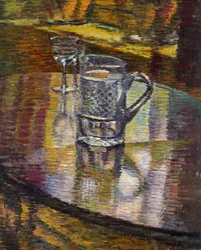 Szklany kufel