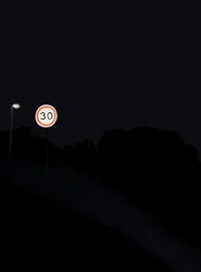 Driving The Road At Night # 1 Brooklyn (grafika cyfrowa)