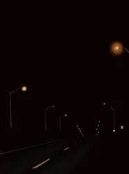 Driving The Road At Night #2 Brooklyn (grafika cyfrowa)