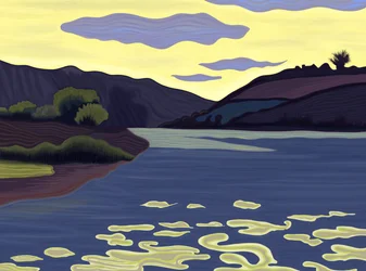 Lakeside, lato, 2025 (grafika cyfrowa)