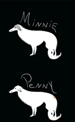 Minnie i Penny, 2025 (grafika cyfrowa)