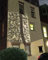 Prospect Park West i Seventh Street, 2017 (narysowane ręcznie na iPadzie ołówkiem Apple)