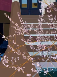Stoop and Blooms, 2025 (grafika cyfrowa)