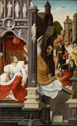 Scena z życia św. Rocha, 1517.
