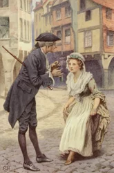 Ilustracja do Podróży sentymentalnej Laurence