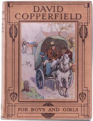 Projekt okładki przedniej, ilustracja z Davida Copperfielda, 1914