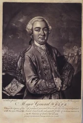 Generał dywizji Wolfe (1727-59) z „Życia generała Jamesa Wolfe