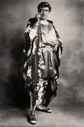 Herbert Beerbohm Tree 1853-1917, angielski aktor, początek XX wieku.