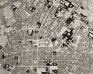 Mapa Florencji, detal, detal rycin z 1843 i 1866 roku z 100310