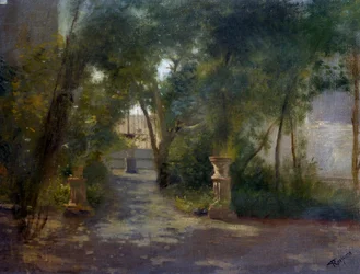 Willa w Portici, obraz Federico Rossano (1835-1912)
