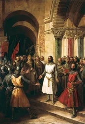 Godefroy de Bouillon wybrany na króla Jerozolimy 23 lipca 1099 - 1839