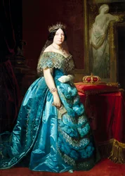 Portret Izabeli II, królowej Hiszpanii
