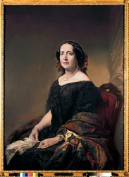 Portret kubańskiej listonoszki Gertrudis Gomez de Avellaneda