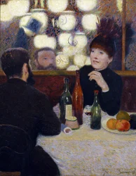 W Café de la Nouvelle Athènes (portret Suzanne Valadon)