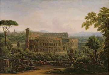Widok Koloseum z Palatynu, Rzym, 1816