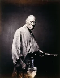 Japoński samuraj, ok. 1864-1866