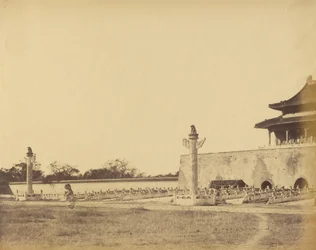 Wejście do Pałacu Zimowego, Pekin, październik 1860 r.
