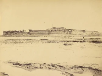 Zewnętrzna część rzeki North Fort Peiko z wejściem angielskim i francuskim, 21 sierpnia 1860 r