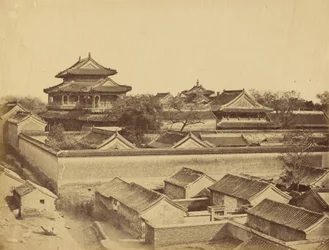 Pierwszy widok Pekinu, wykonany od Bramy Antin, październik 1860