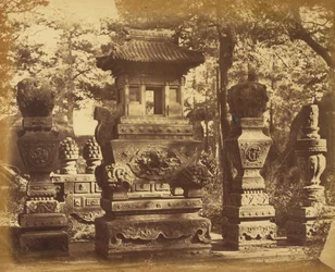 Wnętrze Grobu w Zajezdni koło Pekinu, październik 1860