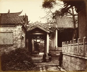 [Świątynia Nume Hui Kung, Kanton, Chiny].