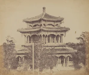 Wielki Pałac Cesarski Yuen Min Yuen, Pekin, przed spaleniem, 18 października 1860
