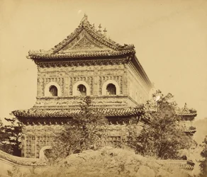 Wielki Cesarski Pałac Porcelany (Yuan Ming Yuan), Pekin, październik 1860